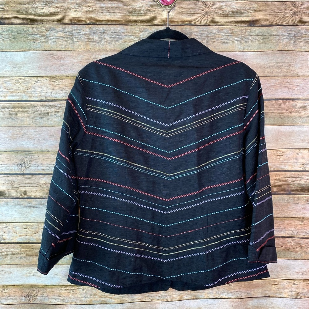 Silkland Button Down Blouse/Jacket Large - image 6